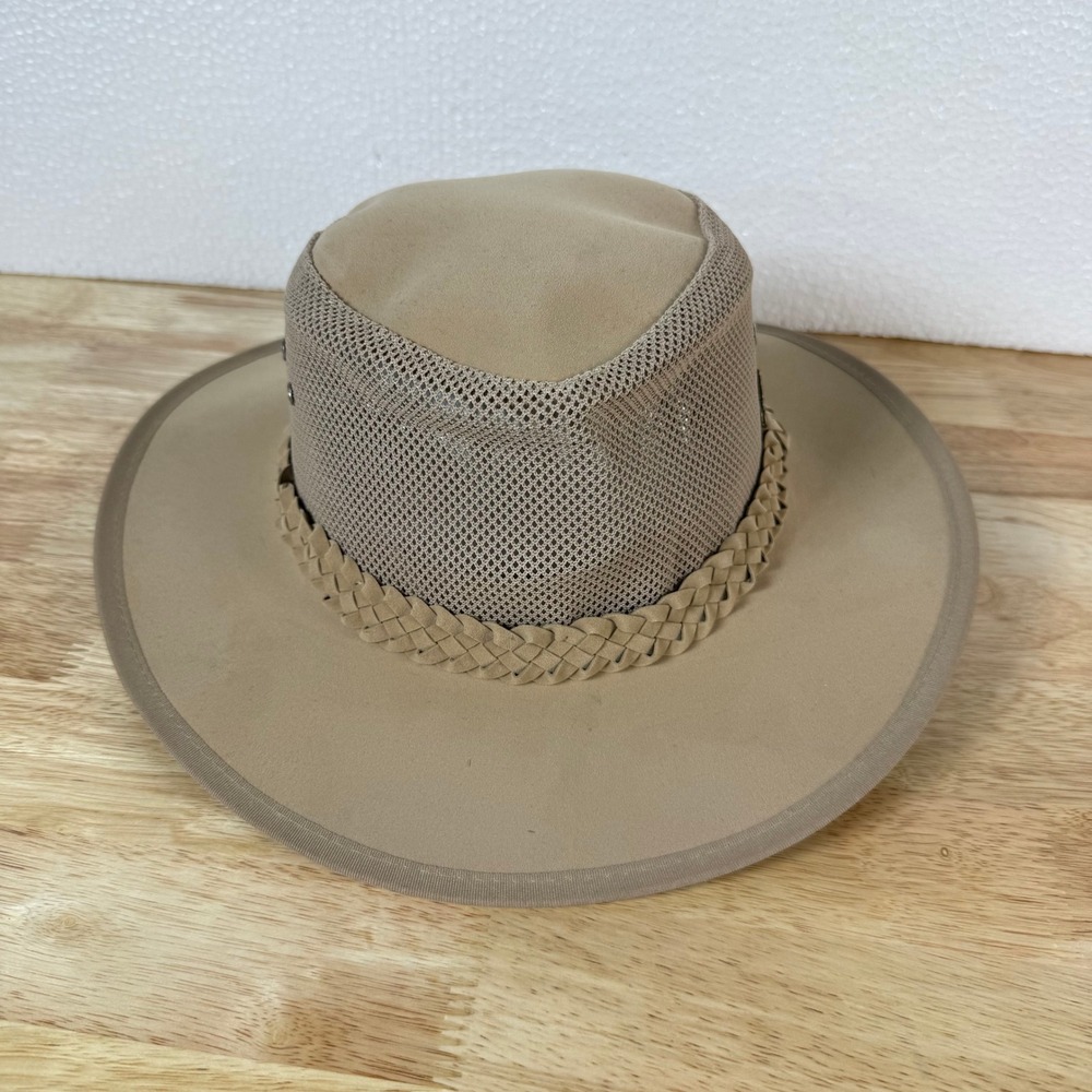Dorfman Pacific DPC Outdoor Sun Hat Aussie Safari Hiking Fishing Tan Large Brim - Picture 5 of 8